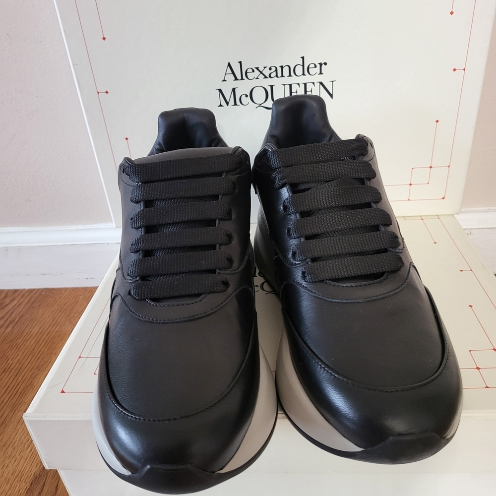 Alexander McQueen Black Sneakers - Picture 3 of 11